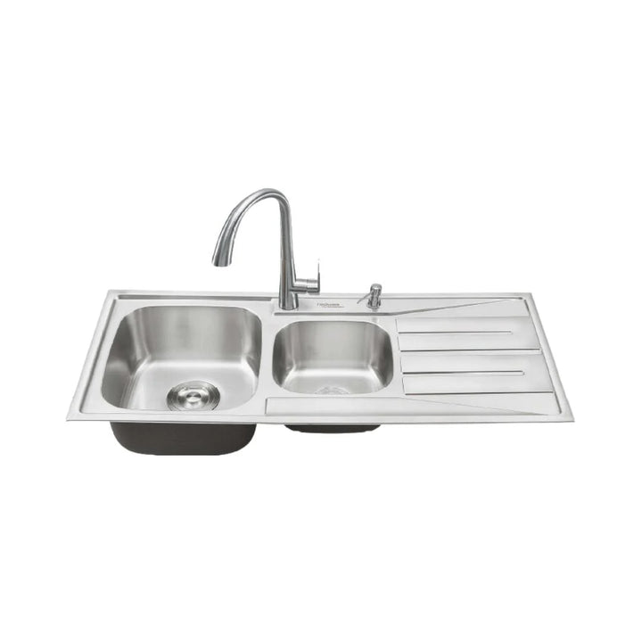 Hindware Stainless Steel Sink Designer Series AMADEO ( 46 x 20 inches ) - Satin