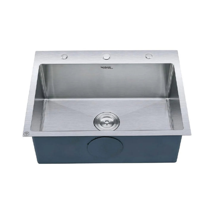 Hindware Stainless Steel Sink Designer Series DOMINGO NEO PLUS 24x18x9 ( 24 x 18 inches ) - Satin