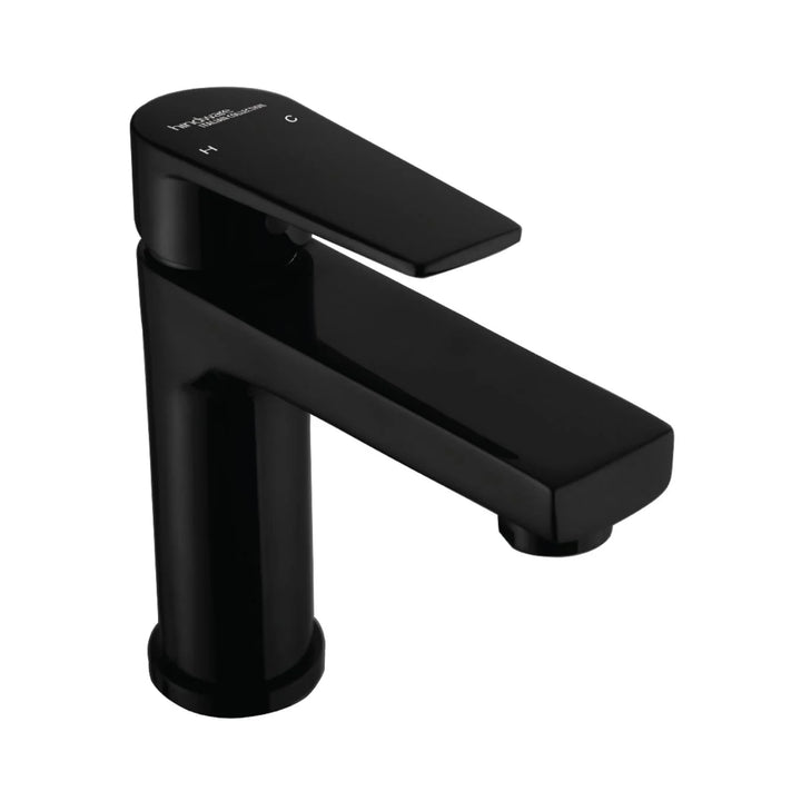 Hindware Table Mounted Regular Basin Mixer Edge F360011GRT - Black Chrome