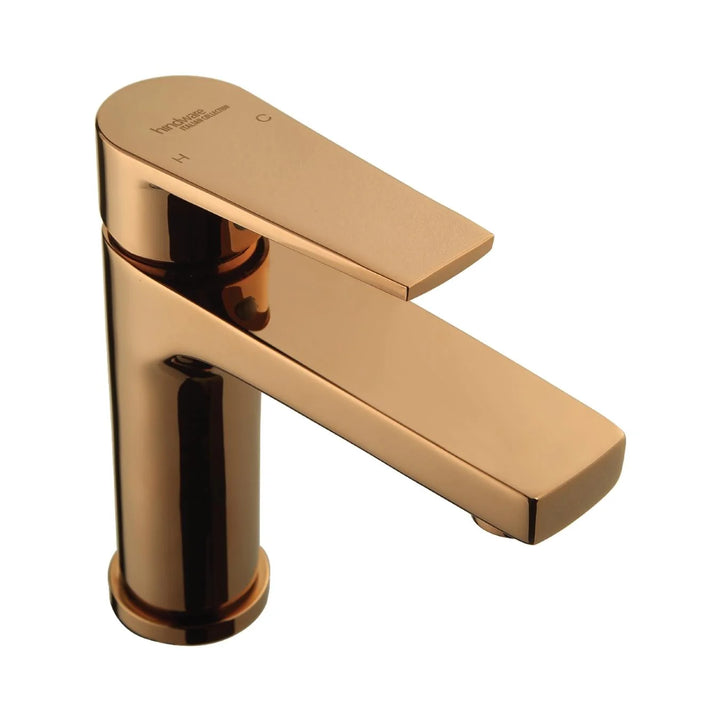 Hindware Table Mounted Regular Basin Mixer Edge F360011RGD - Rose Gold