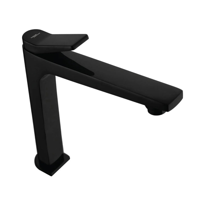 Hindware Table Mounted Tall Boy Basin Tap Edge F410002GRT - Black Chrome