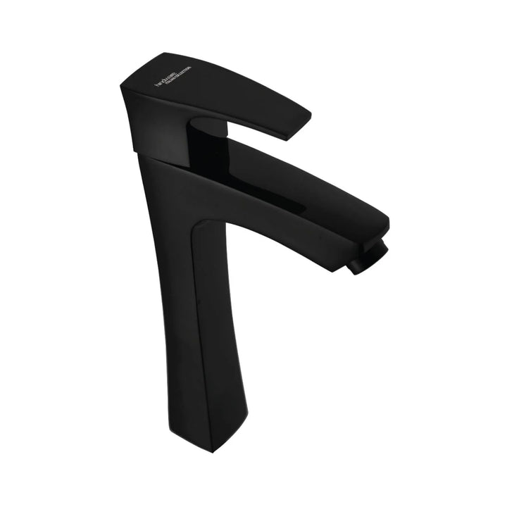 Hindware Table Mounted Tall Boy Basin Tap Edge F520002GRT - Black Chrome