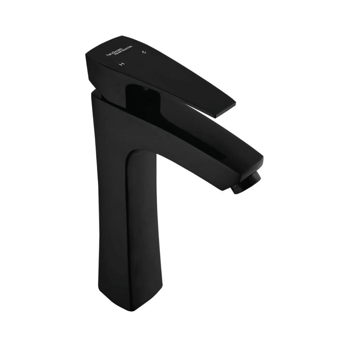 Hindware Table Mounted Tall Boy Basin Mixer Edge F520012GRT - Black Chrome