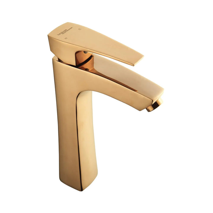 Hindware Table Mounted Tall Boy Basin Mixer Edge F520012RGD - Rose Gold