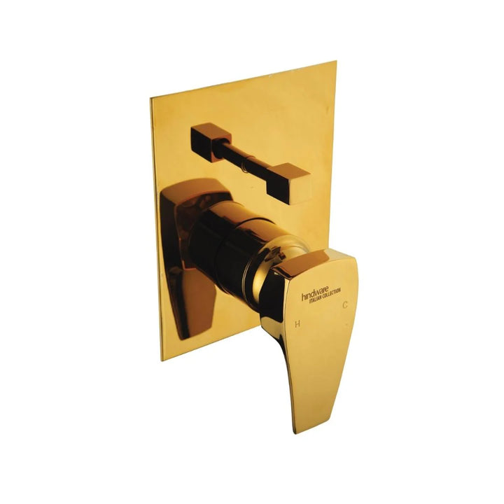 Hindware 2 Way Diverter Avior F520015PGD - Gold Finish
