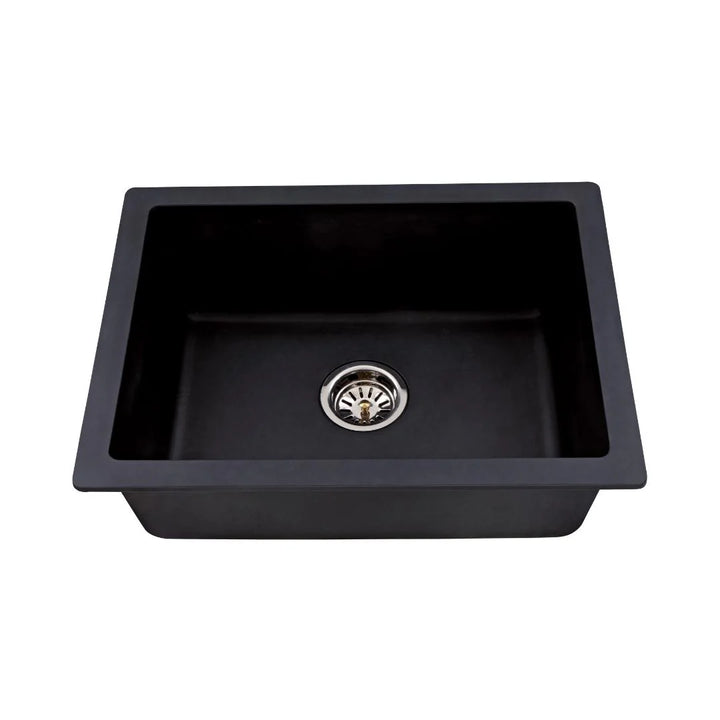 Hindware Quartz Sink Sapphire SAPPHIRE 24 X 18 X 8 ( 24 x 18 inches ) - Black