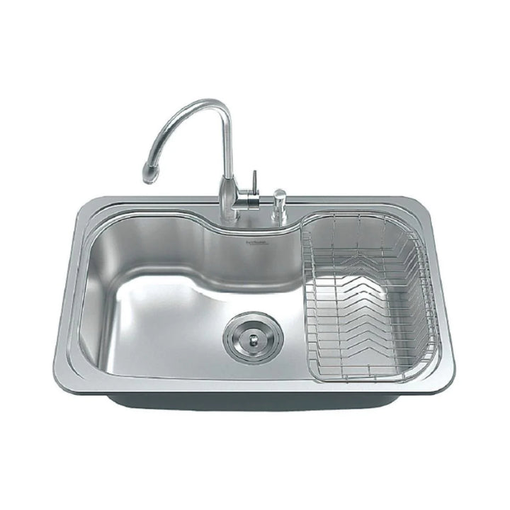 Hindware Stainless Steel Sink Designer Series SINGLE BOWL CAMERON PLUS ( 32 x 20 inches ) - Satin