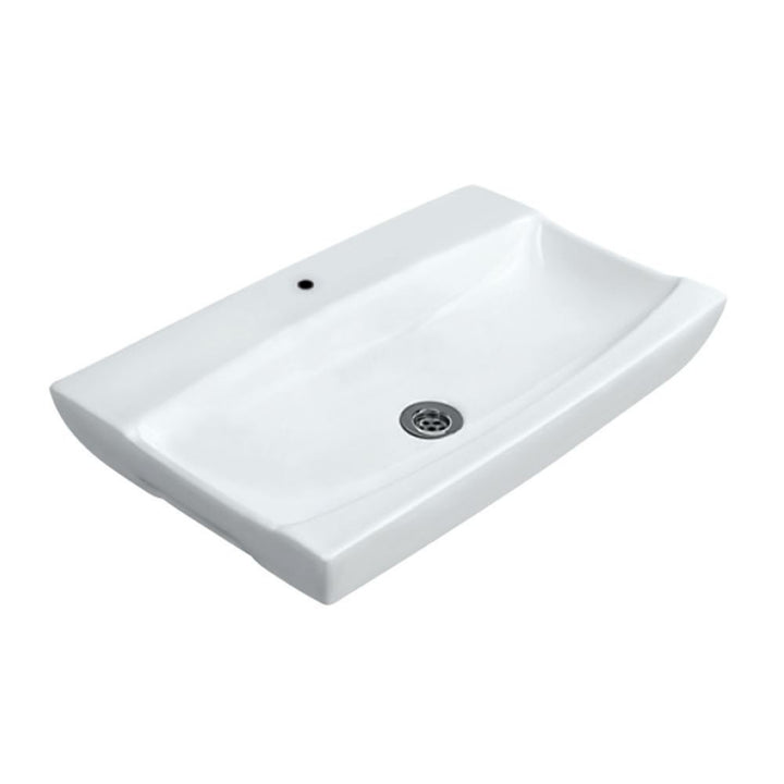 JAQUAR LYRIC THIN RIM TABLE TOP BASIN LYS-WHT-38931-WHITE