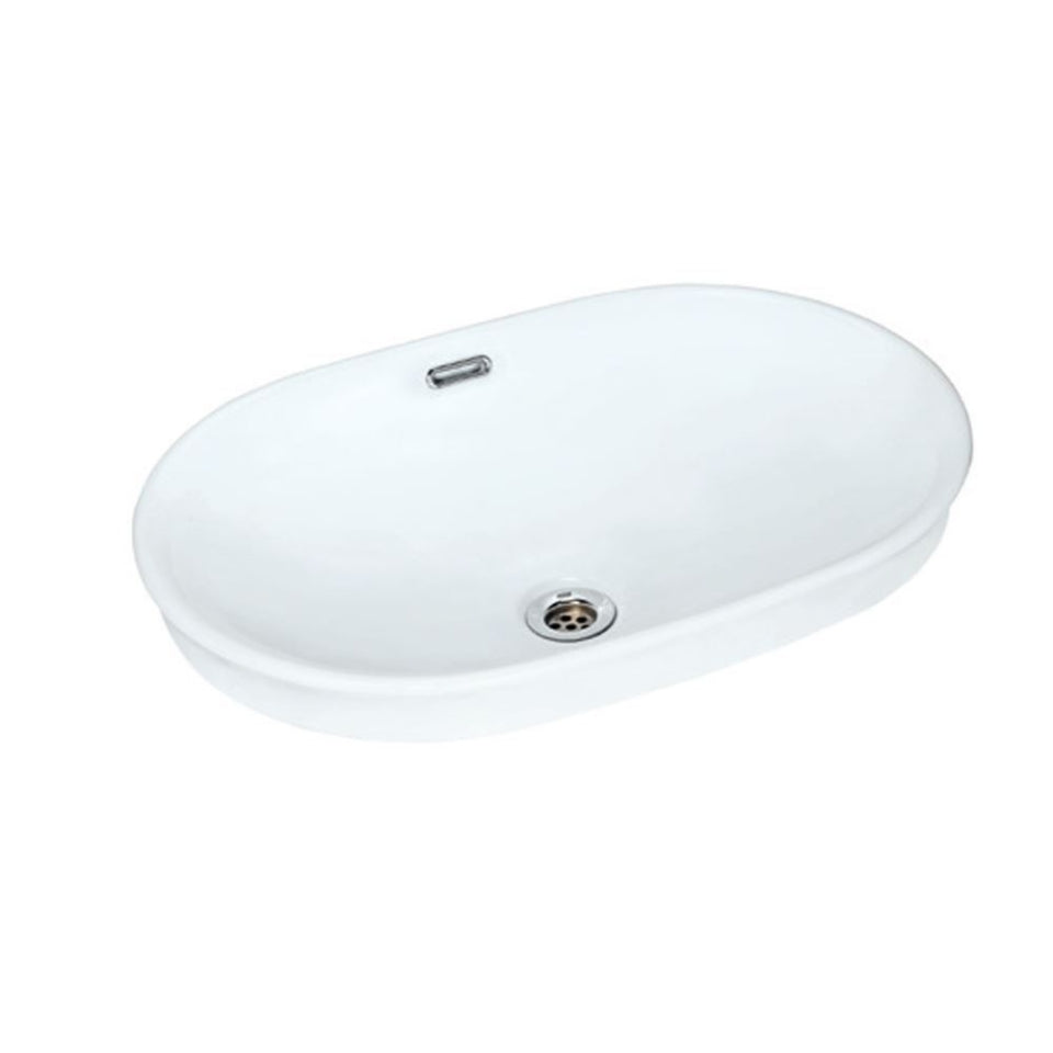 JAQUAR SOLO COUNTER TOP BASIN SLS-WHT-6601-WHITE