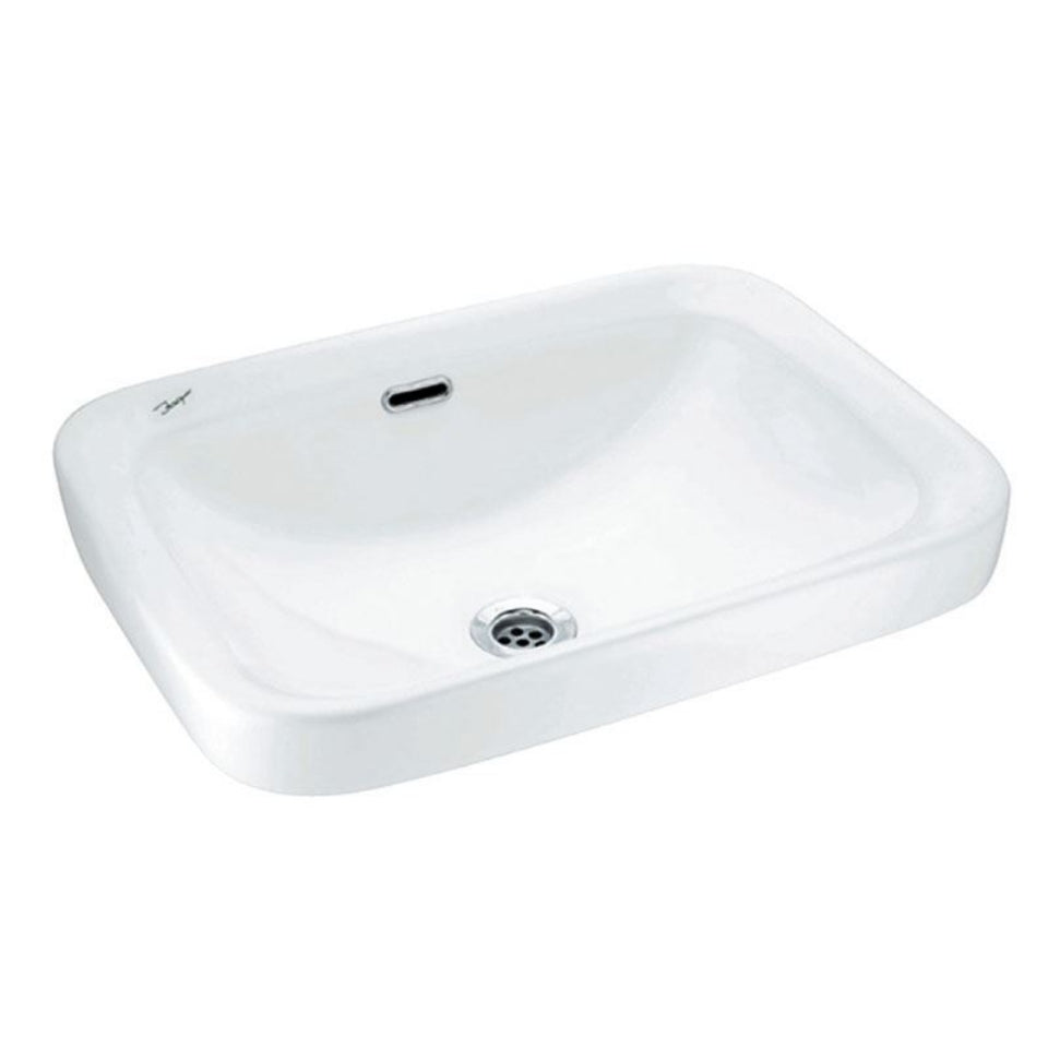JAQUAR FLORENTINE COUNTER TOP BASIN FLS-WHT-5601 - WHITE