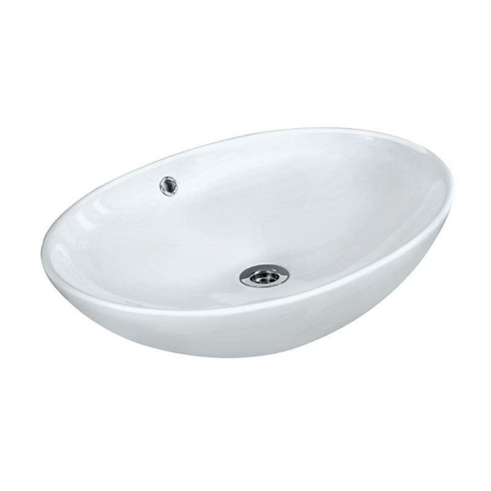 JAQUAR JDR TABLE TOP BASIN JDS-WHT-25901-WHITE