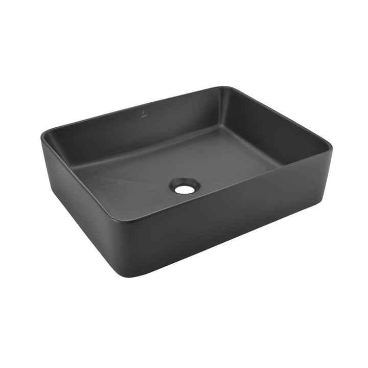 JAQUAR JDR THIN RIM TABLE & COUNTER TOP BASIN JDS-BLM-25907N-BLACK MATT