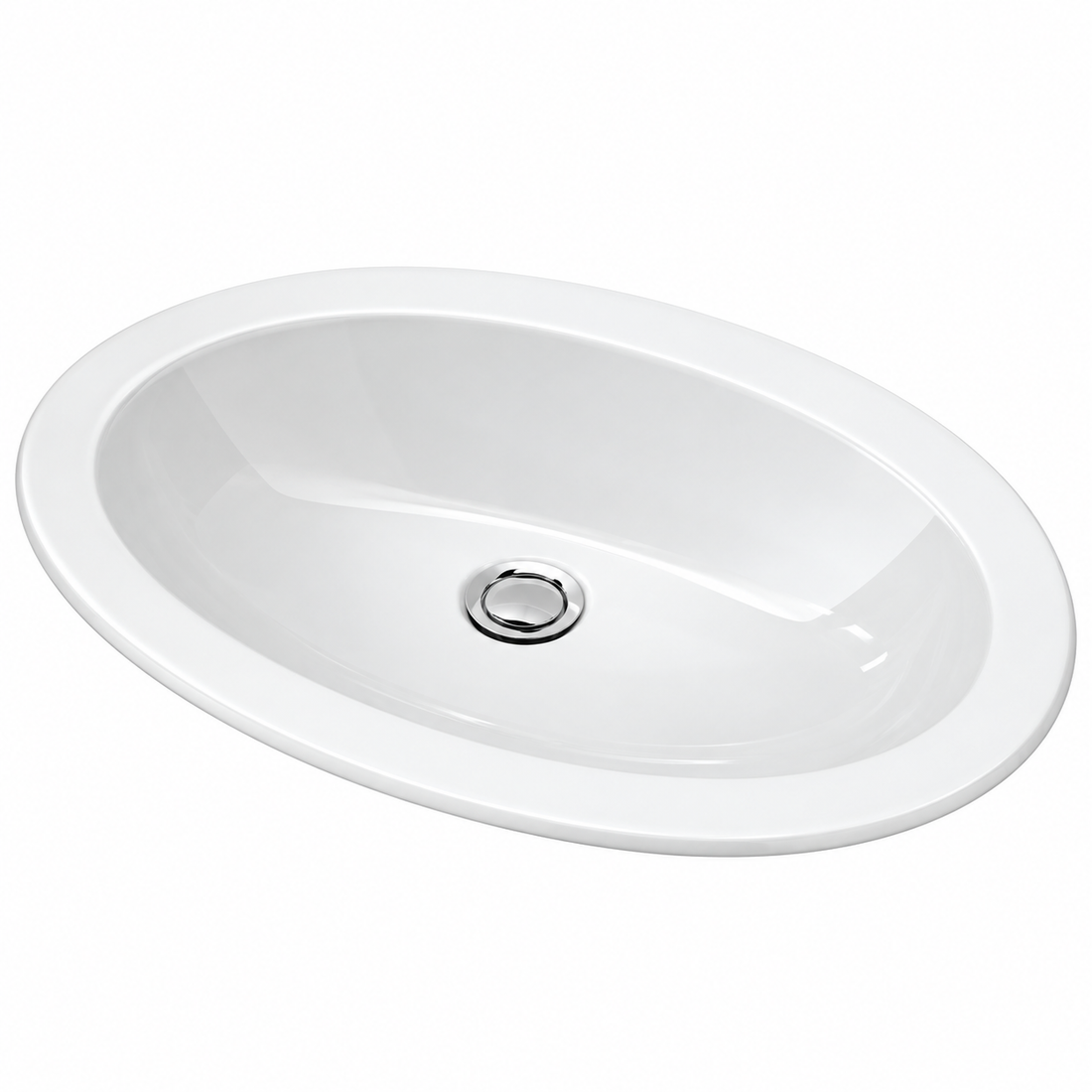 HINDWARE COUNTER TOP BASIN MINI OVAL 10051-WHITE