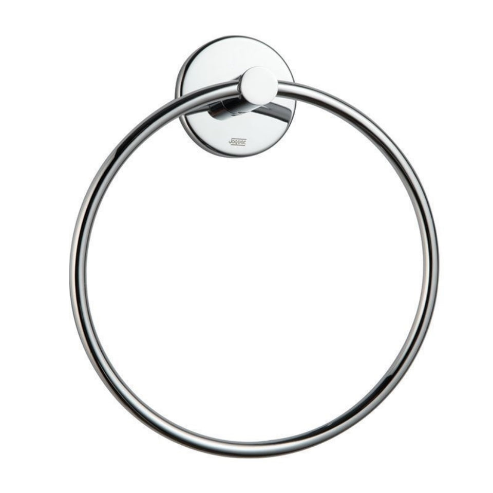 JAGUAR ROUND TOWEL RING WALL FLANGE ACN-CHR-1121BN CHROME
