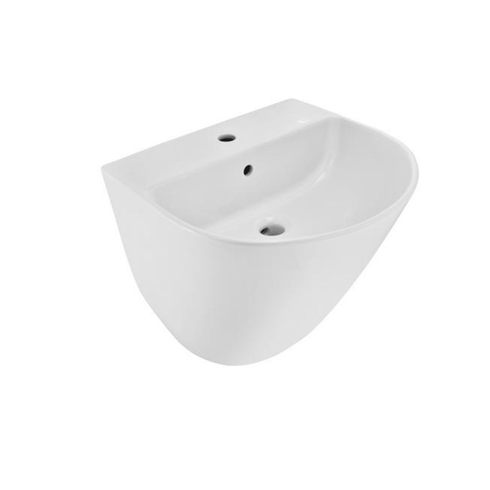 JAQUAR OPAL WALL HUNG INTEGRATED BASIN OPS-WHT-15803-WHITE