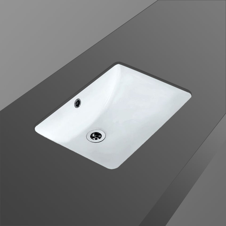 JAQUAR CONTINENTAL SERIES UNDER COUNTER WASH BASIN CNS-WHT-701-WHITE