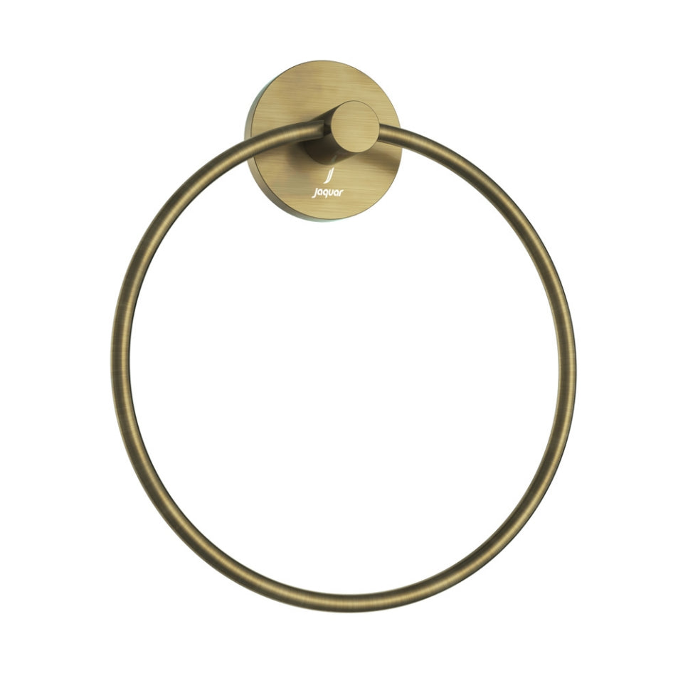 JAGUAR ROUND TOWEL RING WALL FLANGE ACN-ABR-1121BN ANTIQUE BRONZE