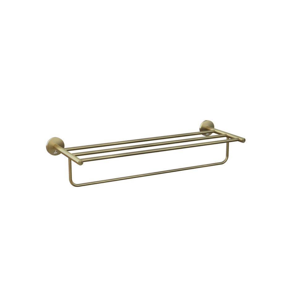 JAQUAR WALL MOUNTED CONTINENTAL TOWEL RACK 600MM LONGACN-ABR-1181S-ANTIQUE BRONZE