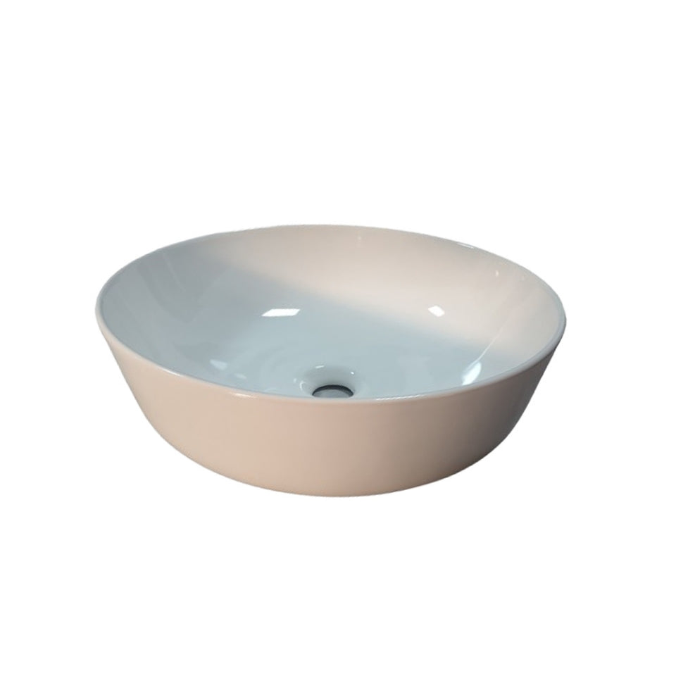 JAQUAR OPAL THIN RIM TABLE TOP BASIN OPS-WHT-15905-WHITE
