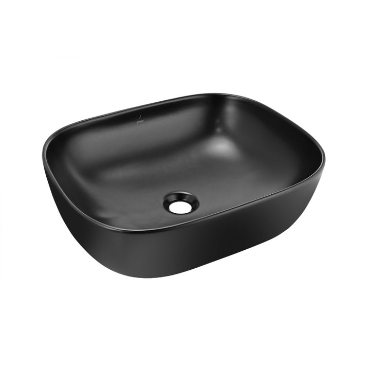 JAQUAR JDR THIN RIM TABLE & COUNTER TOP BASIN JDS-BLM-25909-BLACK MATT