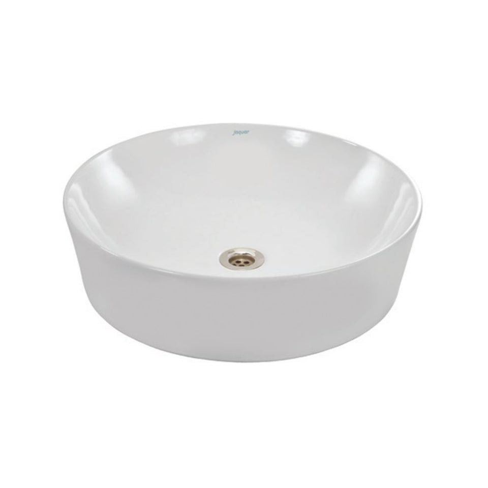 JAQUAR OPAL THIN RIM TABLE & COUNTER TOP BASIN OPS-WHT-15901N-WHITE