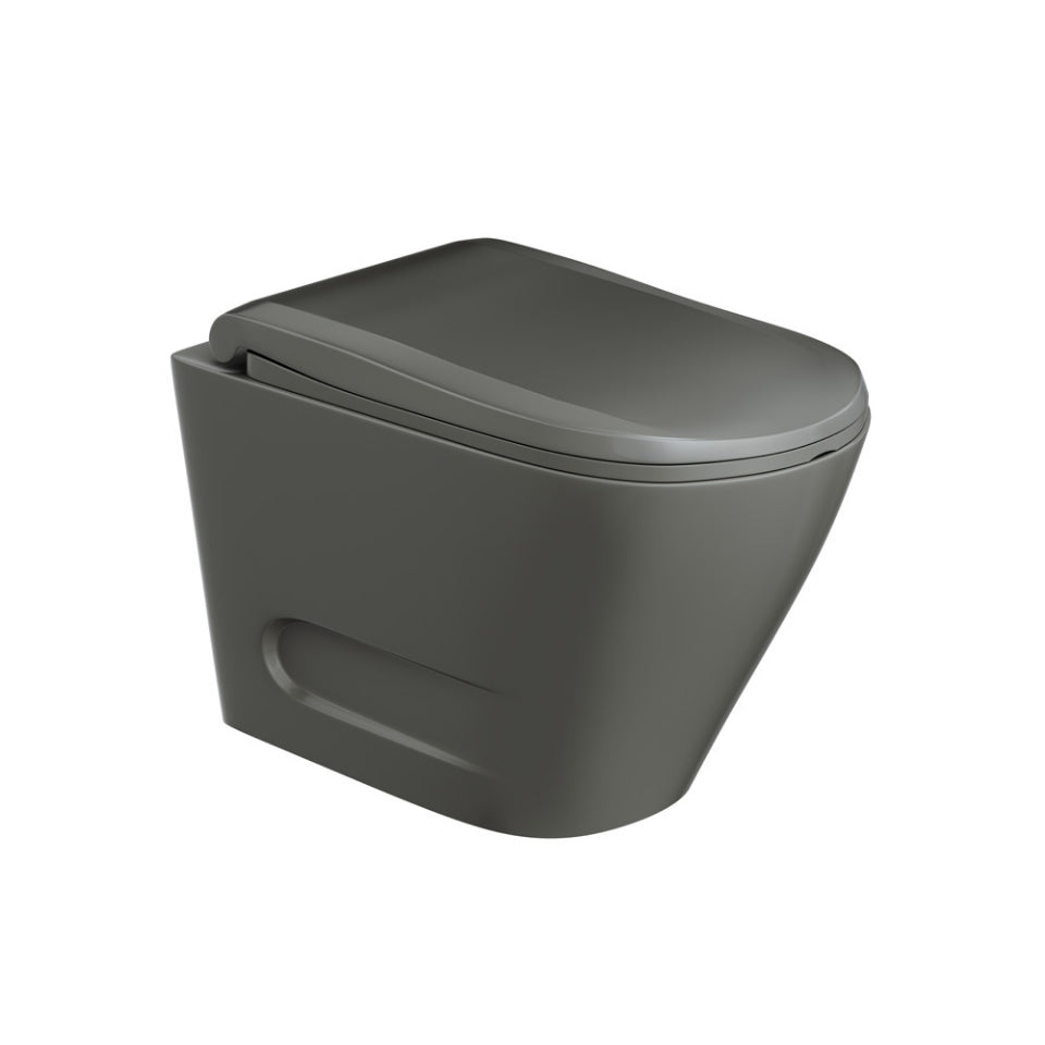 JAGUAR RIMLESS WALL HUNG WC OPAL OPS-GRM-15953BIUFPM-GREY MATT