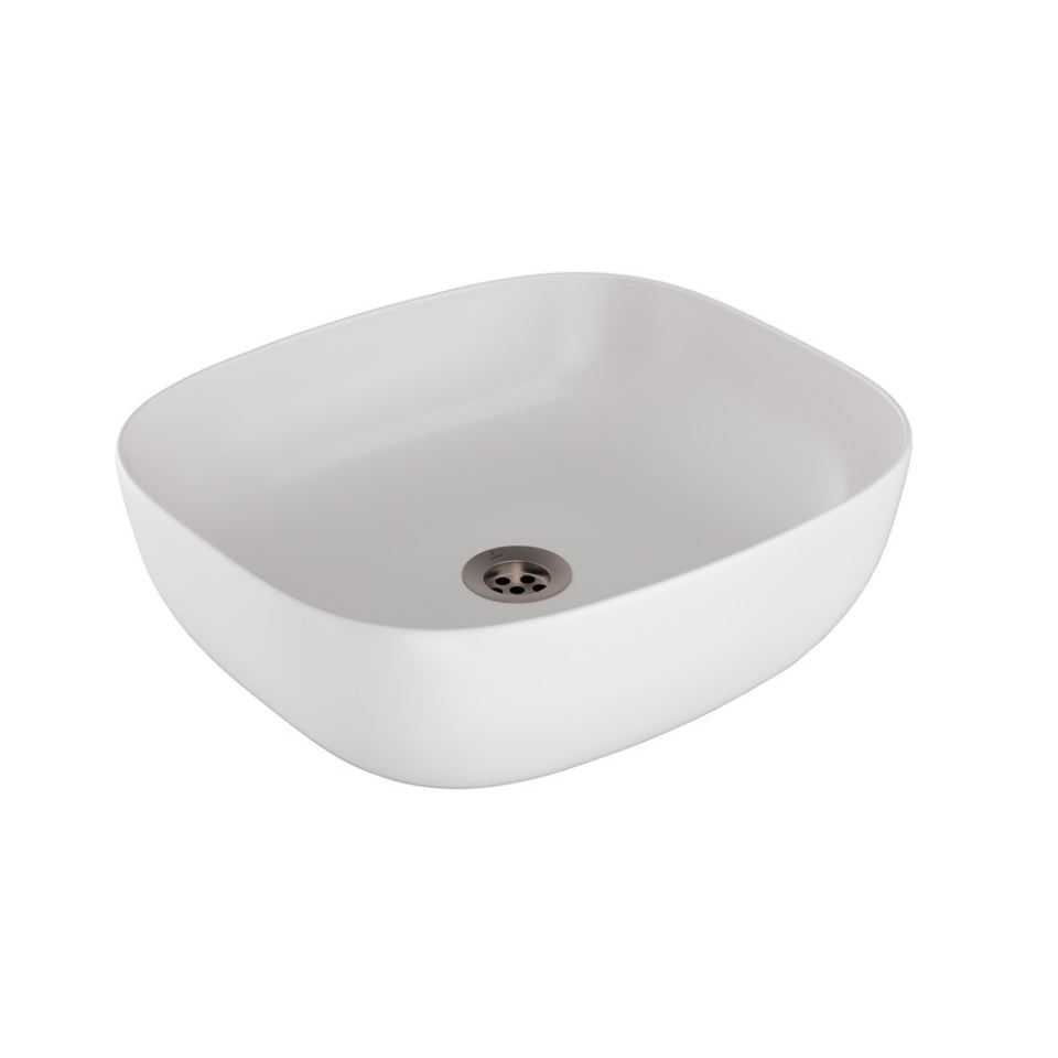 JAQUAR JDR THIN RIM TABLE & COUNTER TOP BASIN JDS-WHM-25909-WHITE MATT