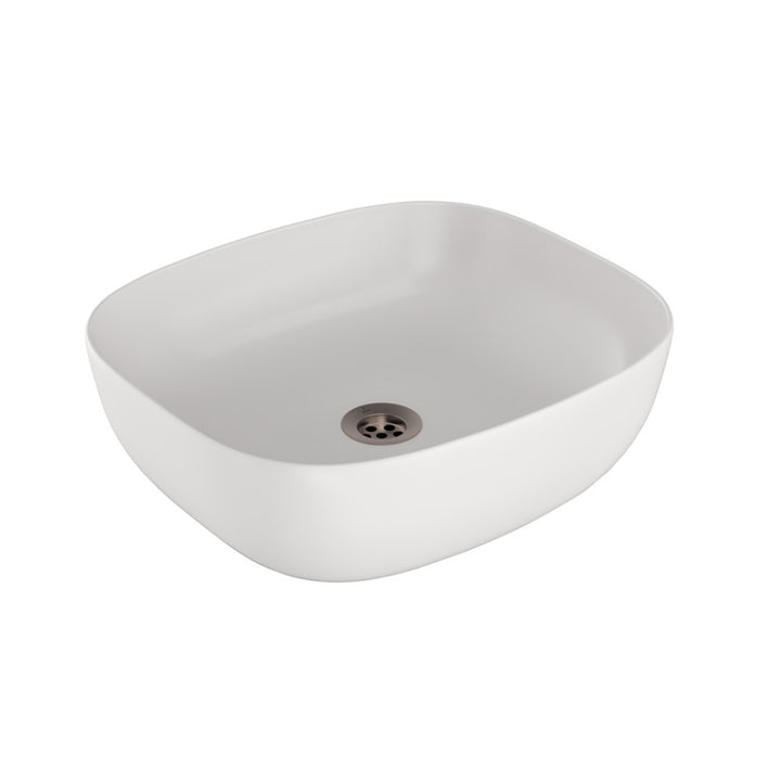 JAQUAR JDR THIN RIM TABLE & COUNTER TOP BASIN JDS-WHM-25909-WHITE MATT