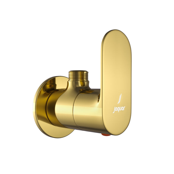 JAQUAR BASIN AREA ANGLE VALVE OPAL PRIME OPP-GBP-15053PM - BRIGHT GOLD PVD