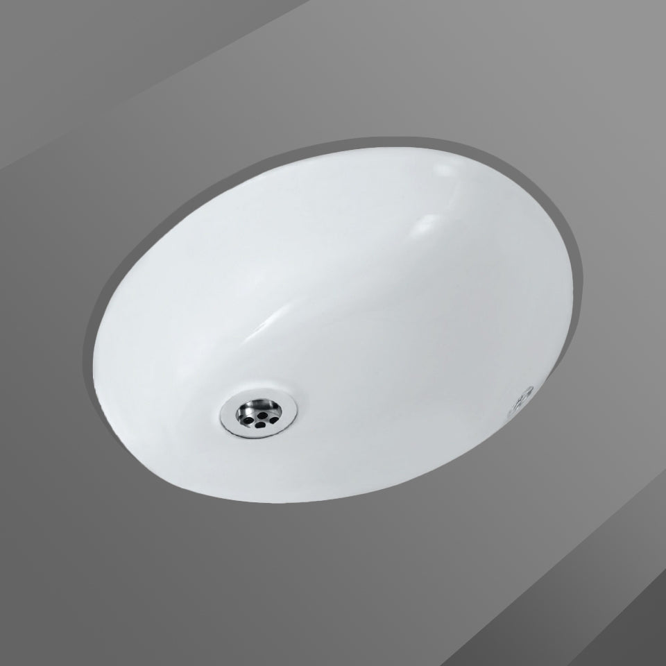 JAQUAR CONTINENTALSERIES UNDER COUNTER WASH BASIN CNS-WHT-705-WHITE