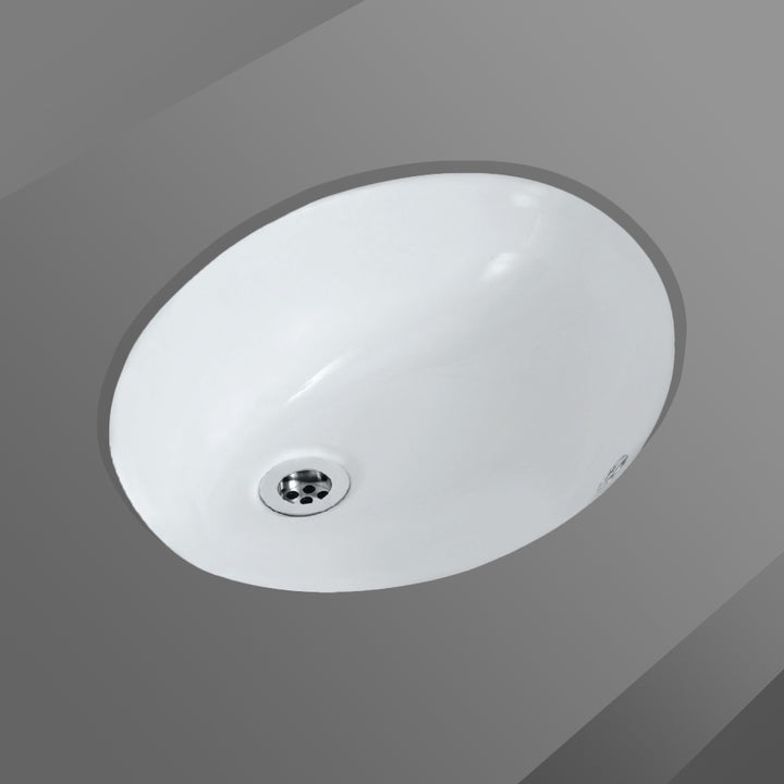 JAQUAR CONTINENTALSERIES UNDER COUNTER WASH BASIN CNS-WHT-705-WHITE