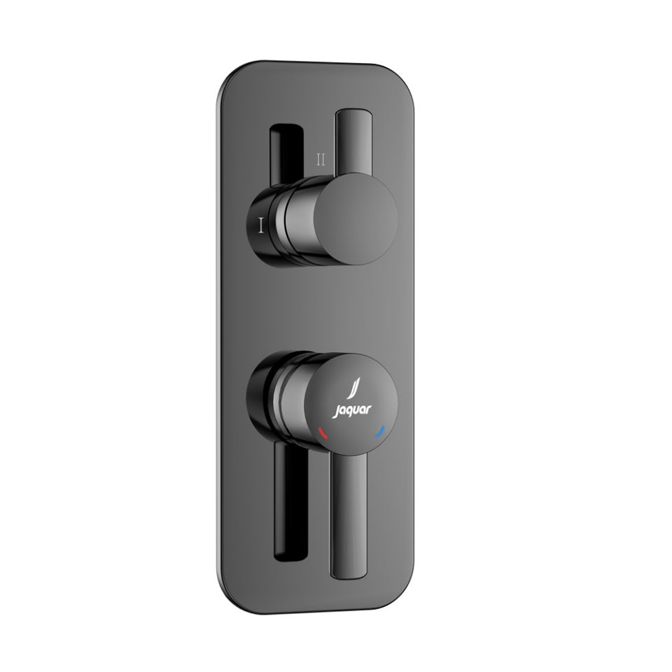 JAQUAR 3 WAY DIVERTER FUSION PRIME FUP-BCH-29783NKPM - BLACK CHROME
