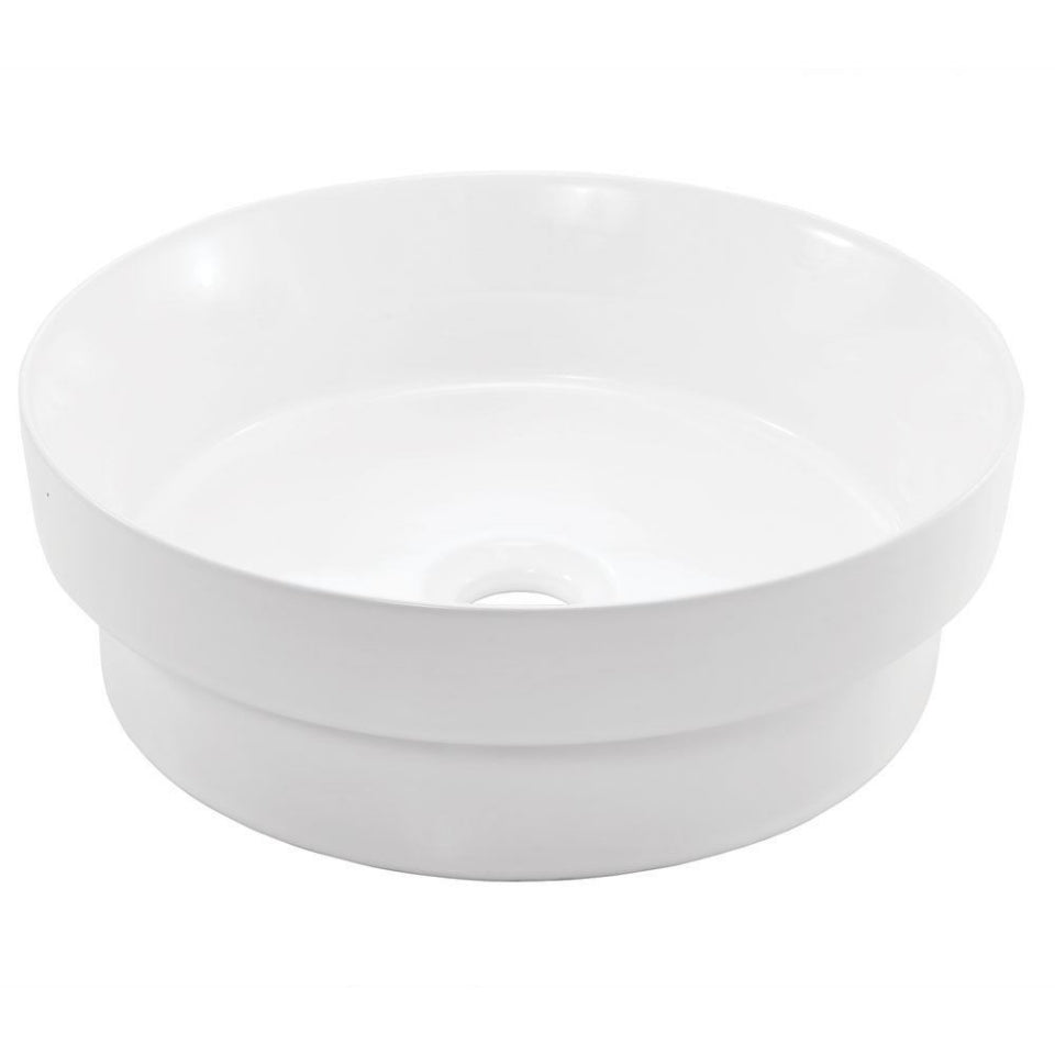 JAQUAR SOLOTHIN RIM TABLE & COUNTER TOP BASIN  SLS-WHT-6905-WHITE