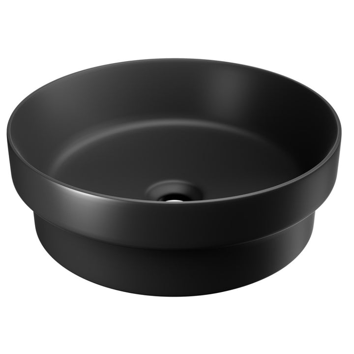 JAQUAR SOLOTHIN RIM TABLE & COUNTER TOP BASIN  SLS-BLM-6905-BLACK MATT