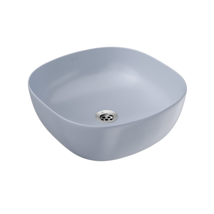 JAQUAR JDR THIN RIM TABLE & COUNTER TOP BASIN JDS-IBM-25911-ICE BLUE MATT