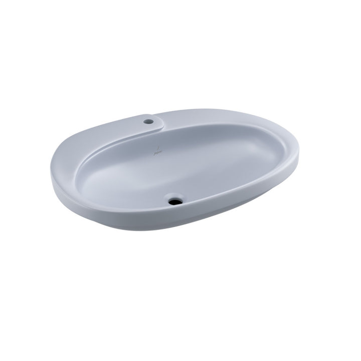 JAQUAR OPAL PRIME COUNTER TOP BASIN OPS-IBM-15601PM-ICE BLUE MATT