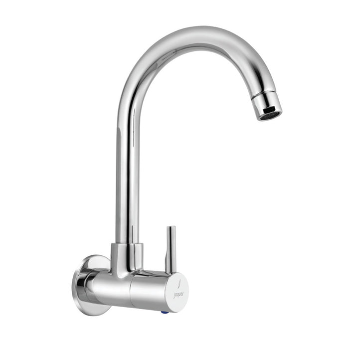 JAQUAR WALL MOUNTED REGULAR KITCHEN SINK TAP FLORENTINE PRIME FLP-CHR-5347PM WITH SWINGING SPOUT IN CHROME FINISH