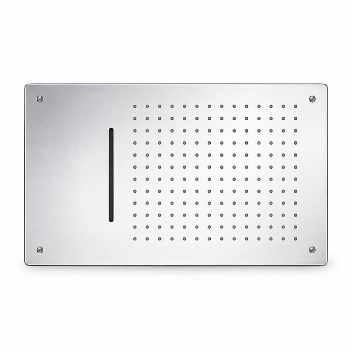 SERVEO CEILING MOUNTED 2 WAY MULTI- FUNCTION RAINFALL, MIST & WATERFALL 15X10 INCHES  SV7152A-CP-CHROME