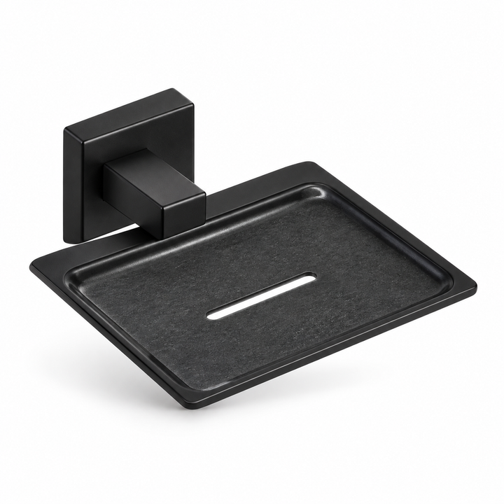 SERVEO REGALIA COLLECTION BRASS SOAP DISH SV301 MB-MATT BLACK