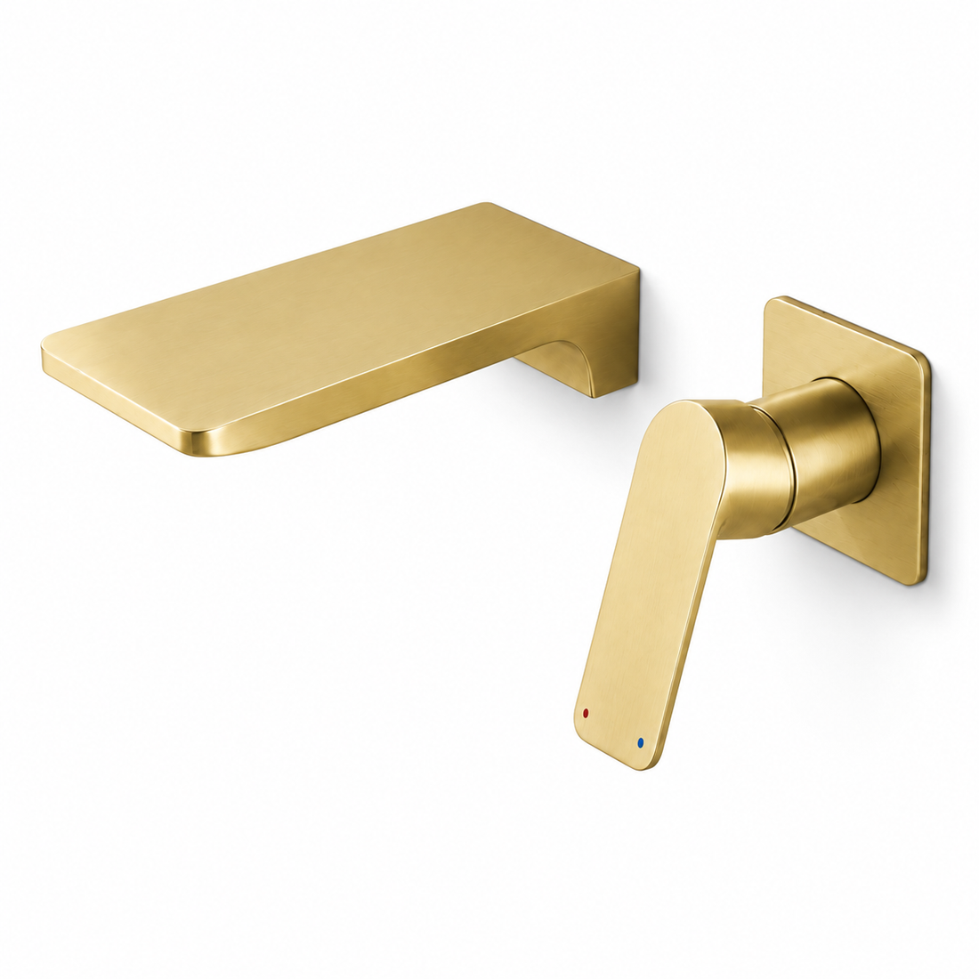 SERVEO CROWN SERIES WALL MOUNTED BASIN MIXER SV6207-BRUSH GOLD