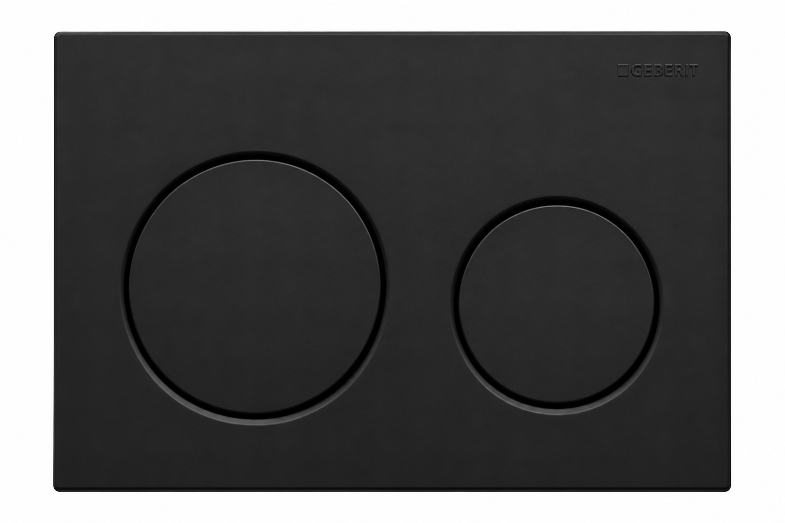 GEBERIT ACTUATOR ALPHA25 ROUND FLUSH PLATE -BLACK MATT
