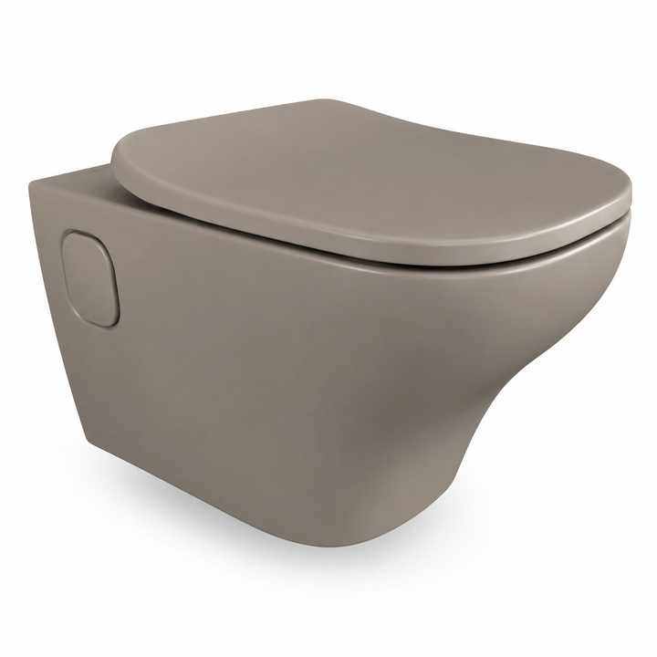 KOHLER APT SQUARE RIMLESSS WALL HUNG WC K-32410IN-K4 -CASHMERE