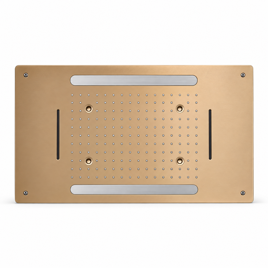 SERVEO CEILING MOUNTED 3 WAY MULTI- FUNCTION RAINFALL, MIST & WATERFALL SV7303-BG-BRUSH GOLD
