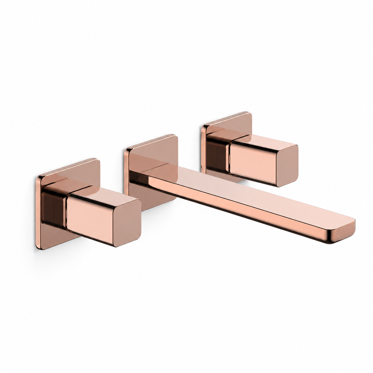 SERVEO REGALIA SERIES WALL MOUNTED BRASS BASIN MIXER SV6202-ROSE GOLD