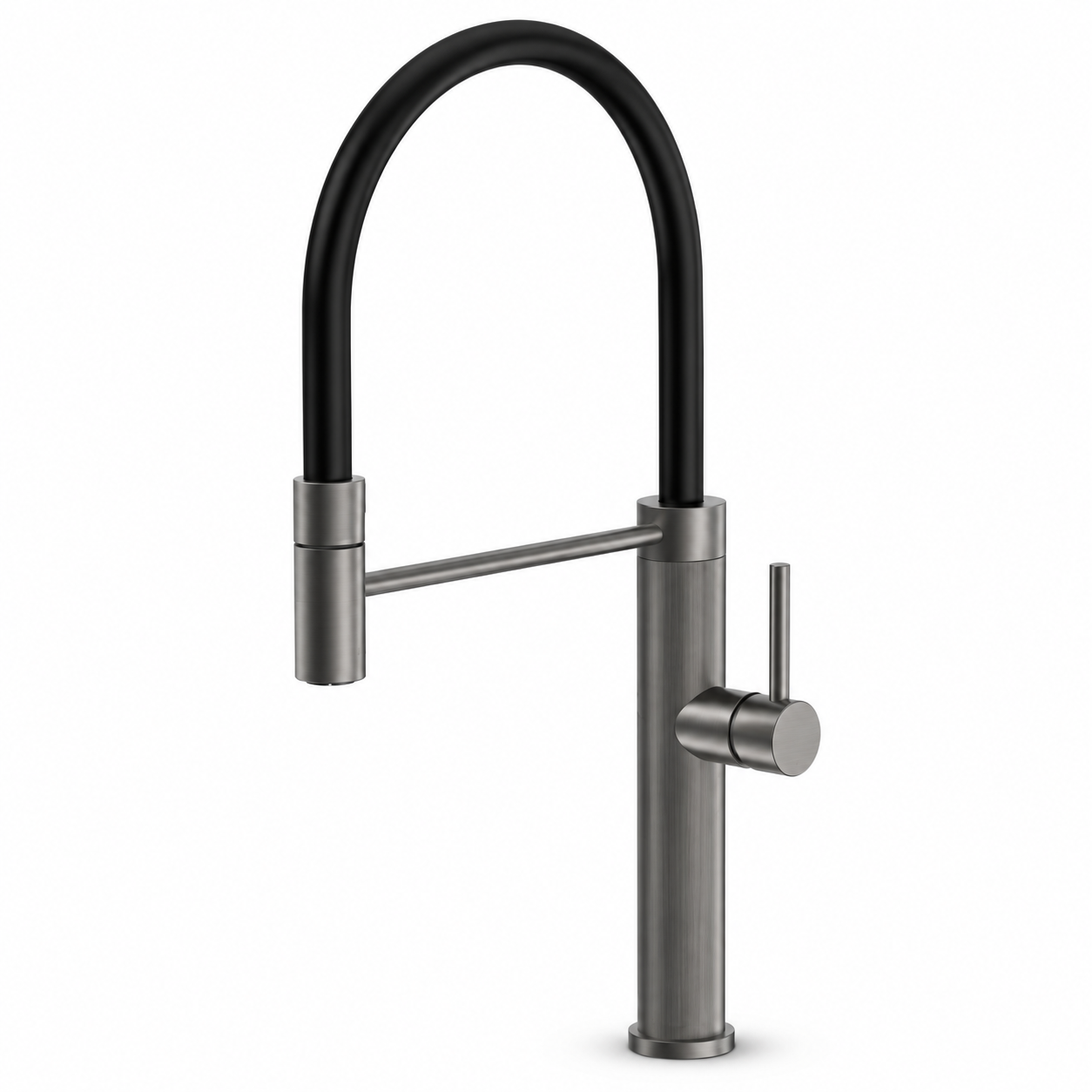 SERVEO TABLE MOUNTED PULL-OUT KITCHEN MIXER SV6904-GUN METAL