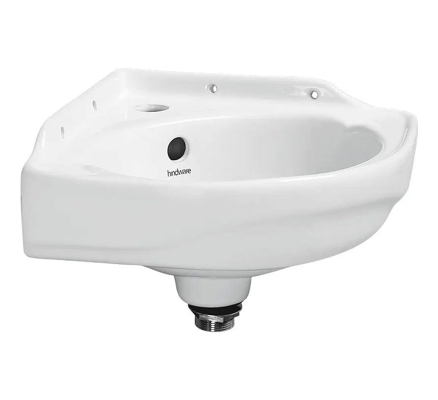 HINDWARE WALL HUNG BASIN CORNER 10031-WHITTE
