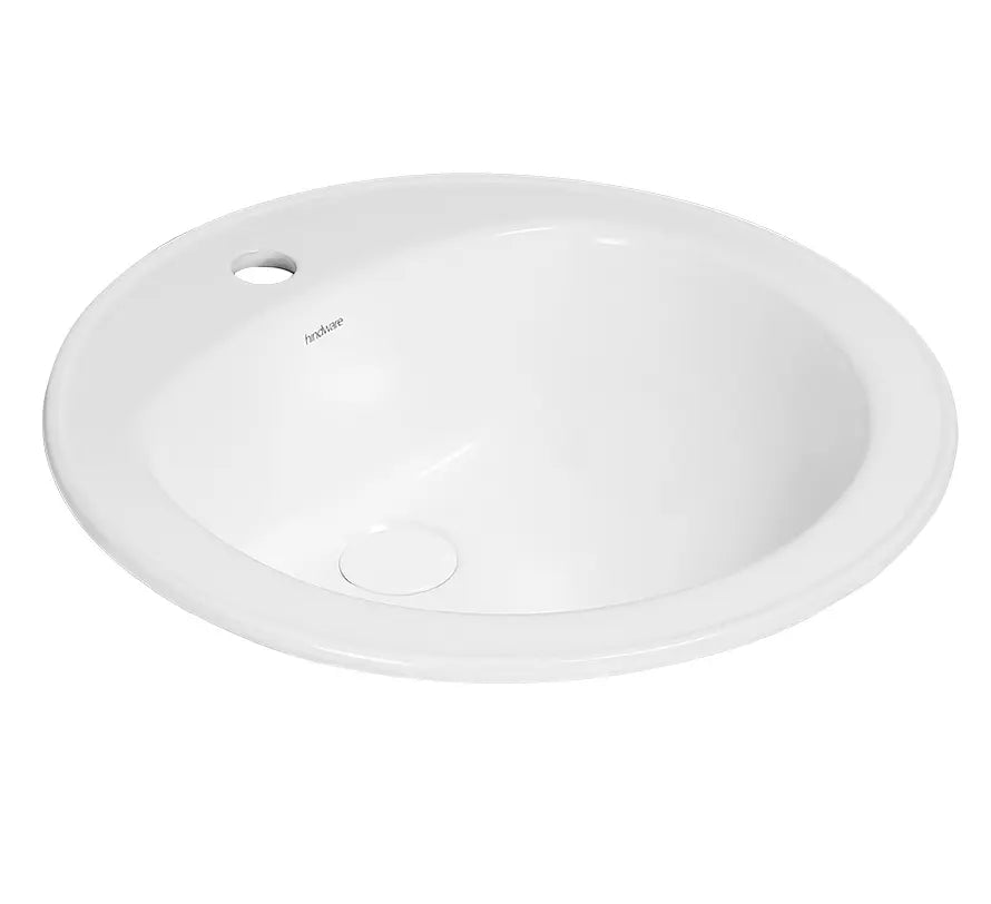 HINDWARE COUNTER TOP BASIN ROUND STARLET 10052-WHITE
