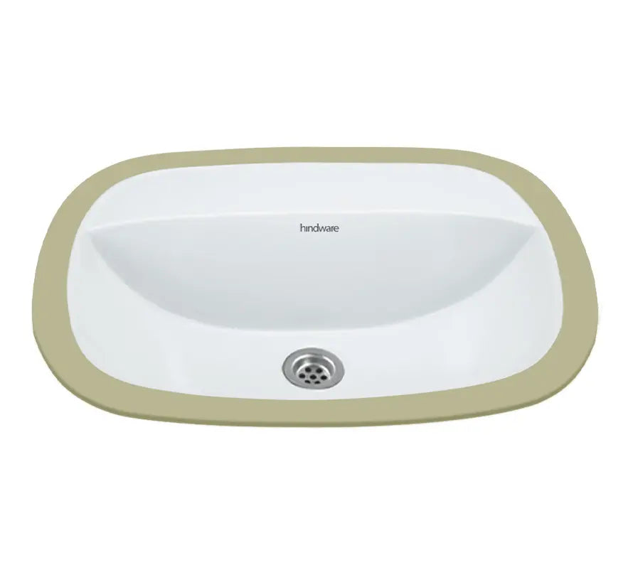 HINDWARE UNDER COUNTER BASIN LARA 10095-WHITE
