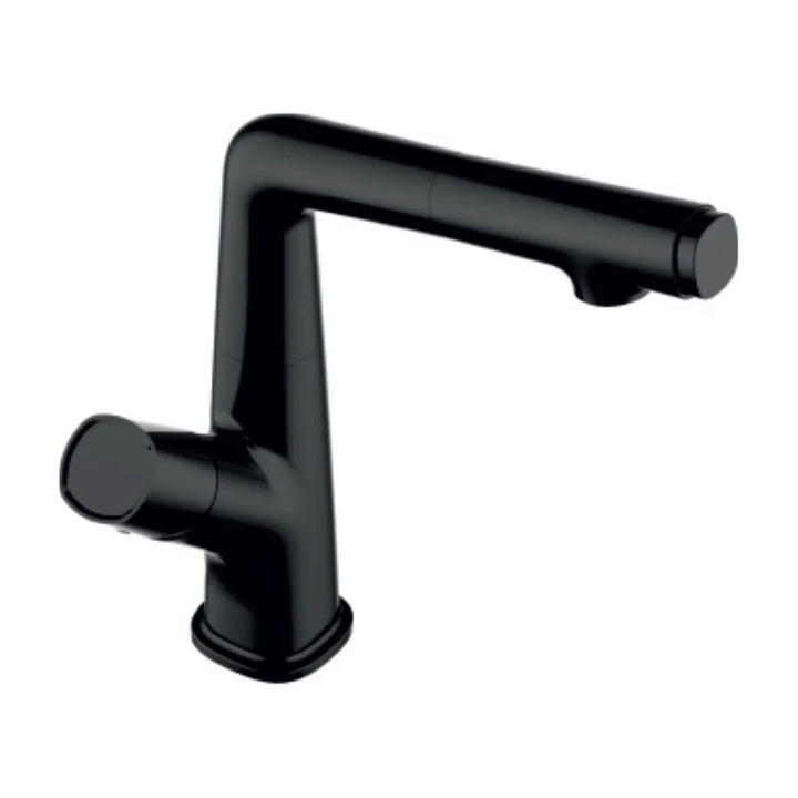 Carysil Table Mounted Pull-Out Kitchen Sink Mixer ALA01514 with Extractable Hand Shower Spout in Nera Finish