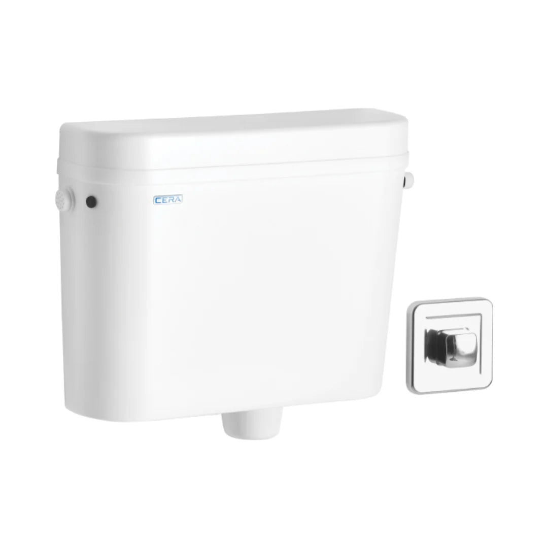Cera External Wall Mounted Cistern Without Frame B1010105 - Snow White